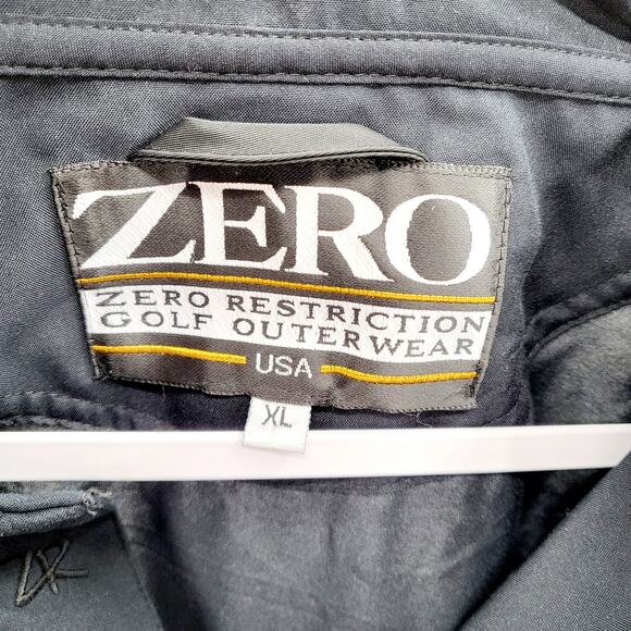 Vintage Zero Restriction Gold Outerwear Black Shirt Made in USA Men's Size XL - Picture 8 of 10